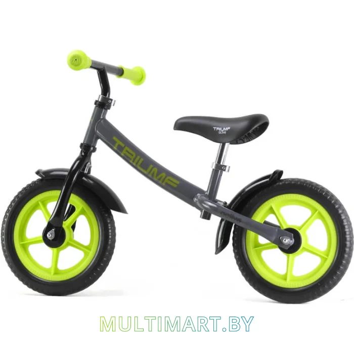 Беговел Triumf Active AKB-1289 (серый/зеленый)